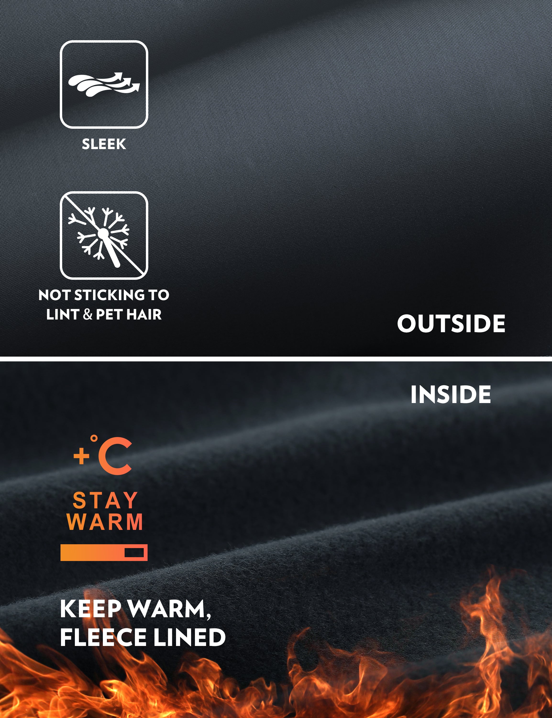 Thermal Fleece Lined Pocket Legging 28''