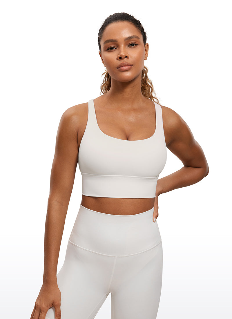 Nakedfeel Strappy Longline Bra Criss Cross Back