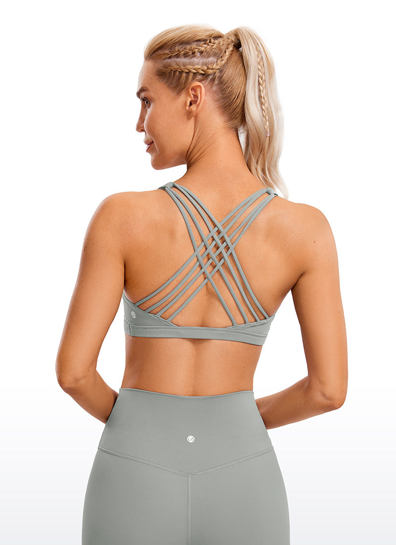 Bra basso impatto sportivo strappy