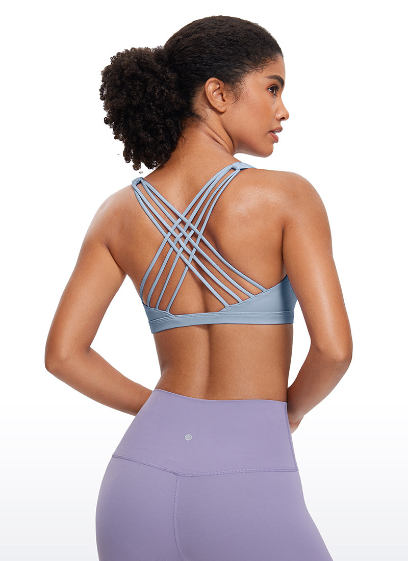 Soutien-gorge de sport Strappy Strappy Strappy Impact faible