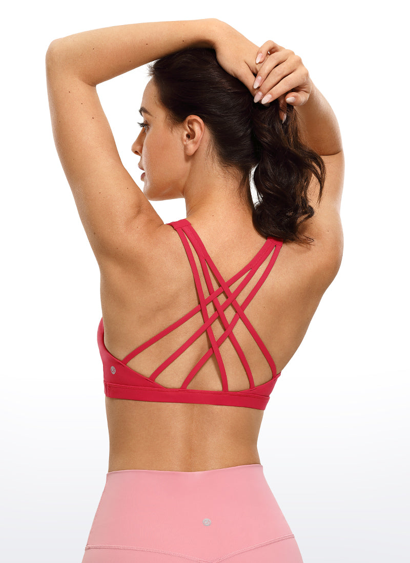 Brushed Nakedfeel Bra Criss Cross Back