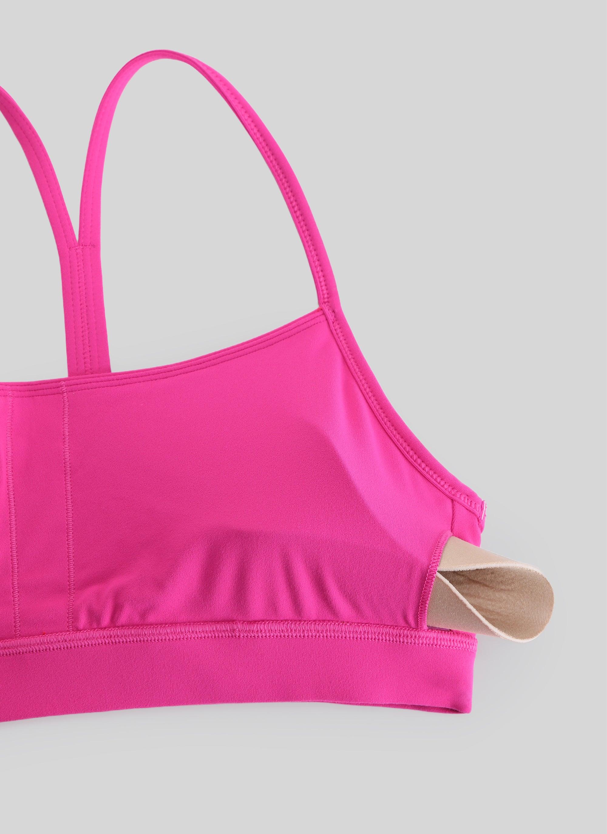 CRZ YOGA Women's Yoga Light Support Butterluxe Sports Bra Y back Briar Rose