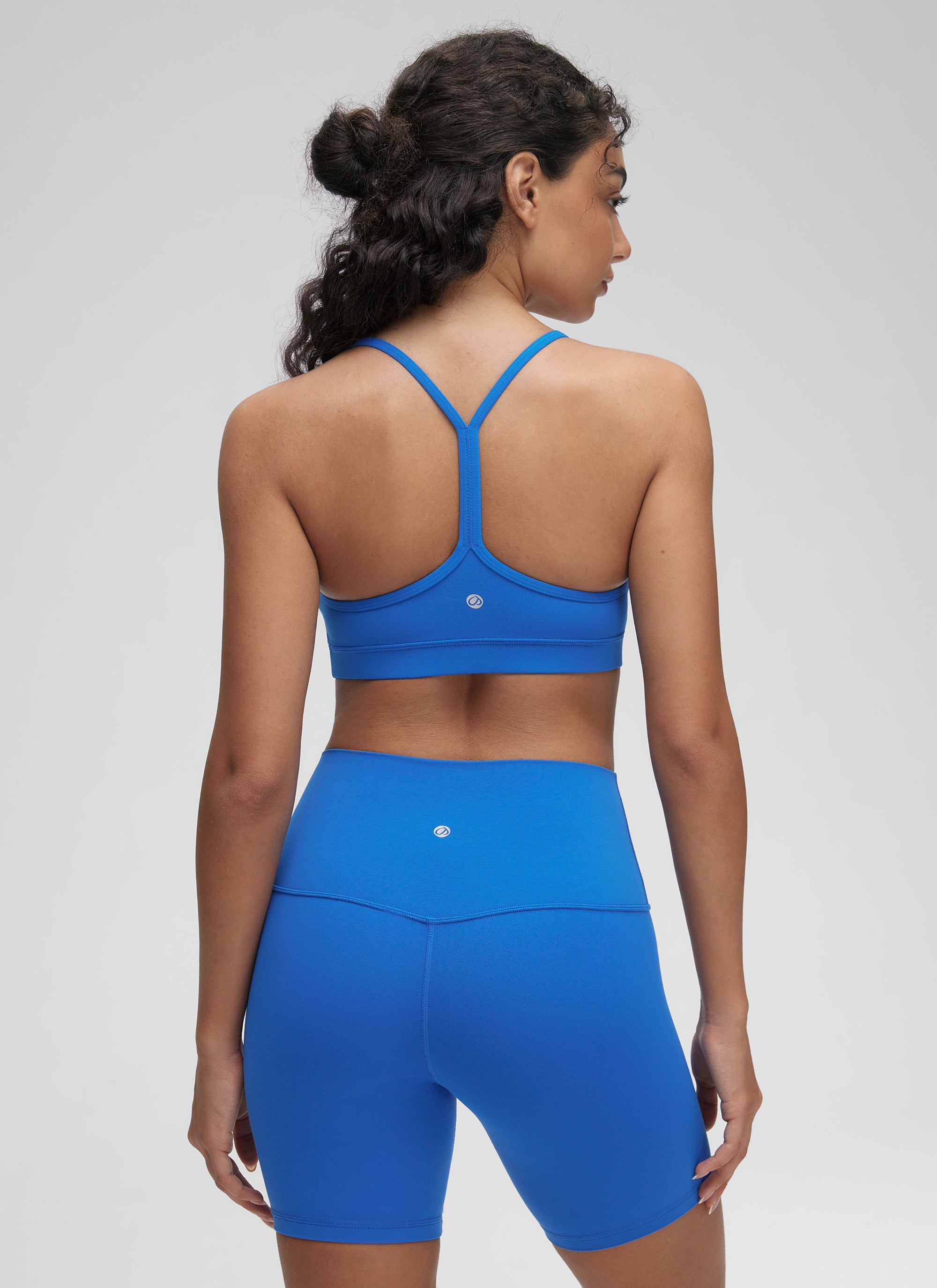 CRZ YOGA Women's Yoga Light Support Butterluxe Sports Bra Y back Briar Rose