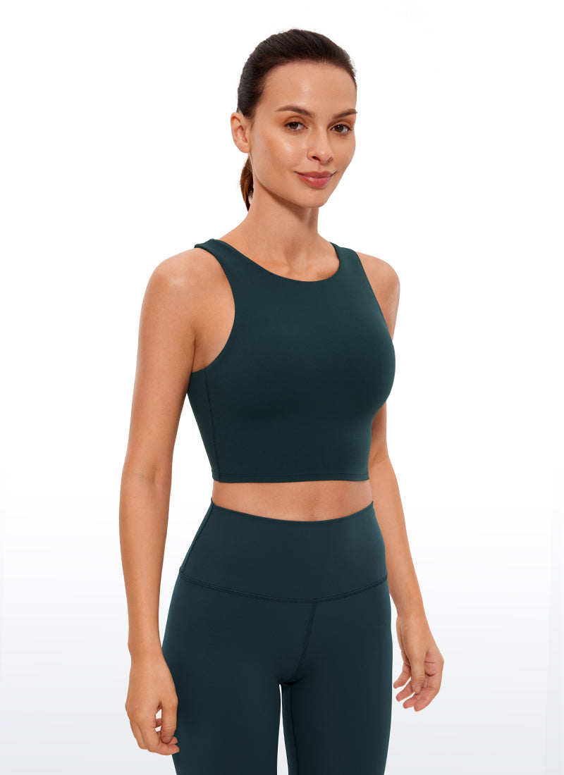 Butterluxe – Hochgeschlossenes Racerback-Tanktop