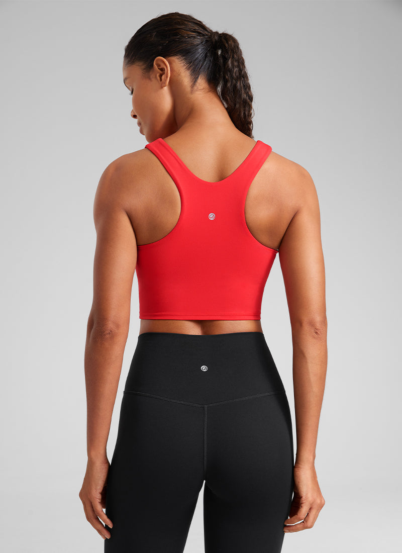 Butterluxe High Neck Racerback Tank