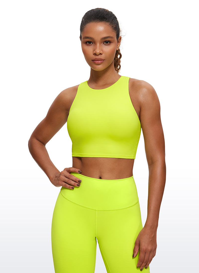 Butterluxe High Neck Racerback Tank