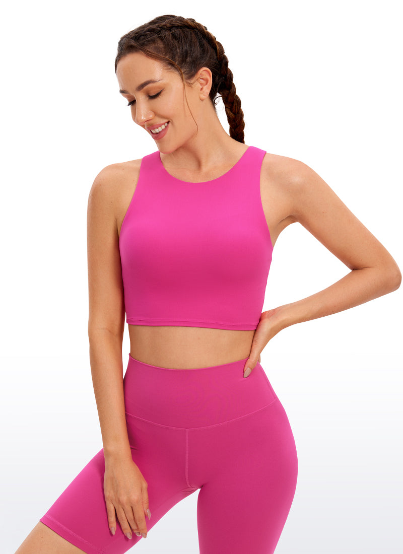 Butterluxe – Hochgeschlossenes Racerback-Tanktop