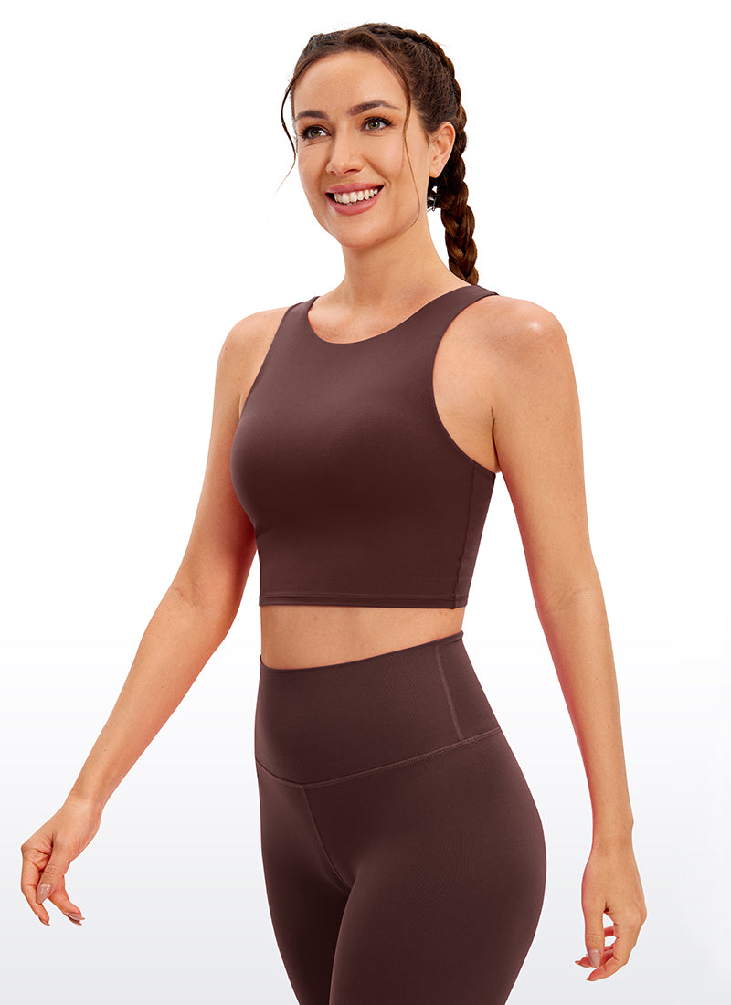 Butterluxe – Hochgeschlossenes Racerback-Tanktop