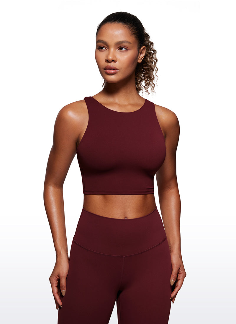 Butterluxe High Neck Racerback Tank