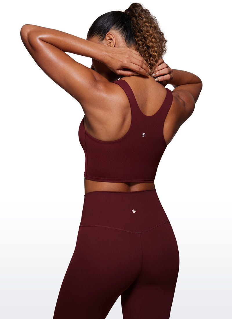 Butterluxe High Neck Racerback Tank