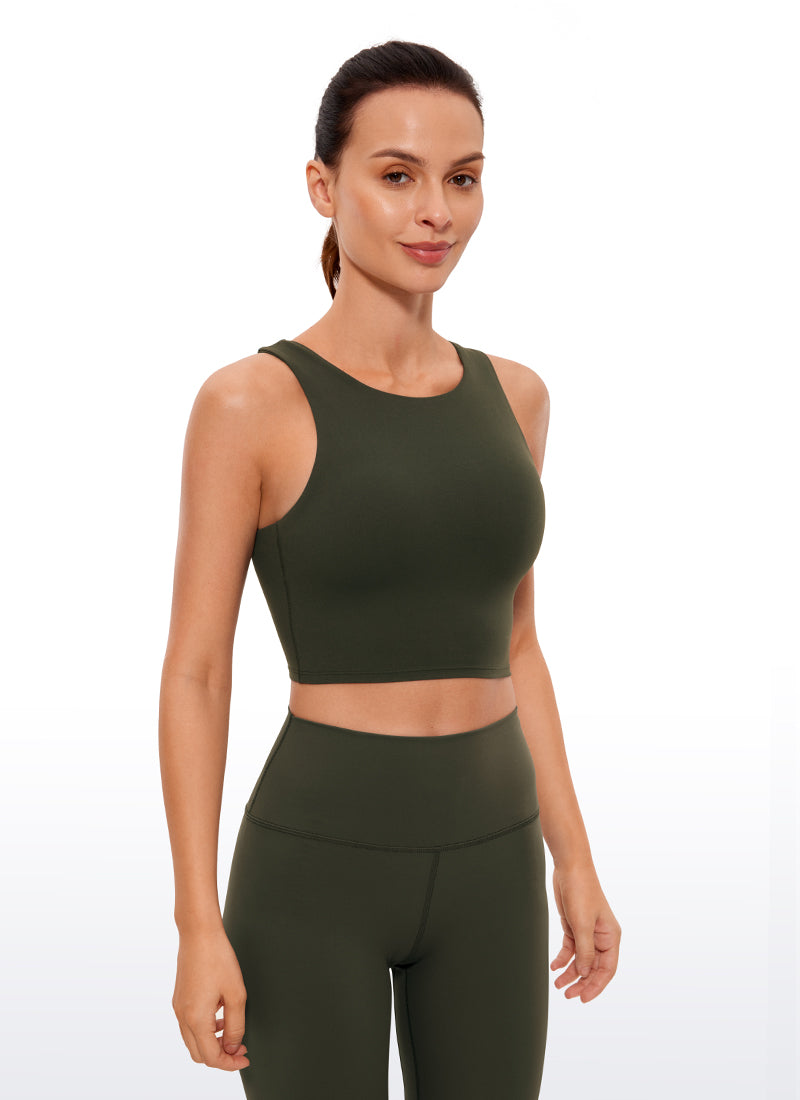 Butterluxe – Hochgeschlossenes Racerback-Tanktop