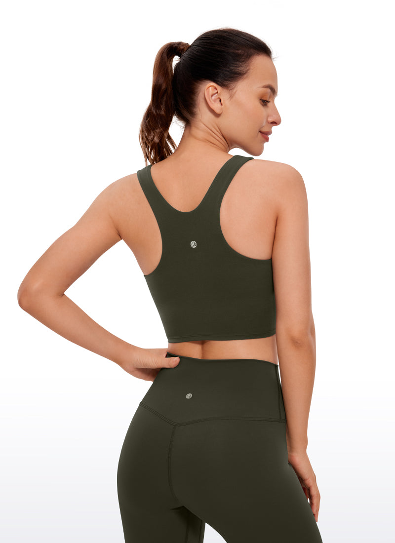 Butterluxe – Hochgeschlossenes Racerback-Tanktop