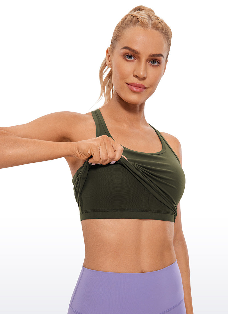 Butterluxe Scoop Neck Bra Racerback Longline