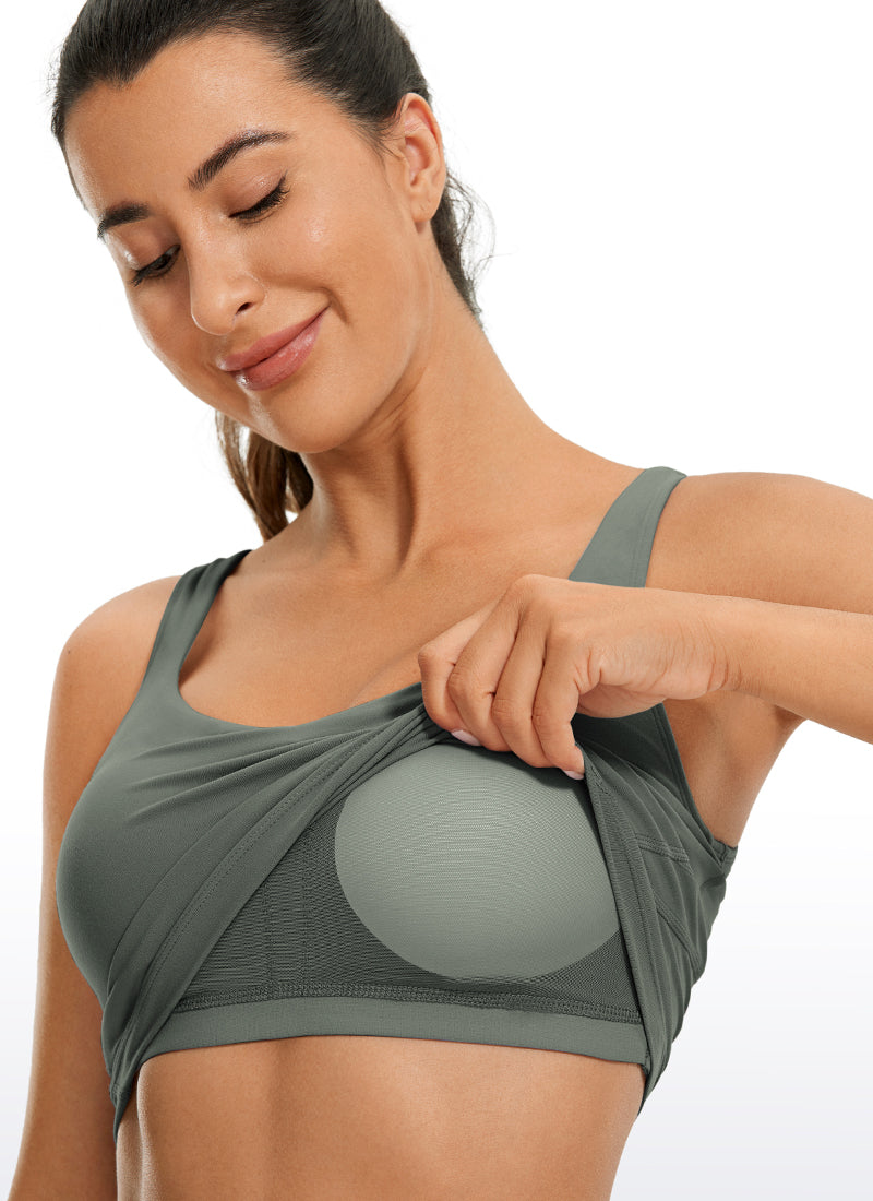 Butterluxe U-back Built-in Bra Tanks