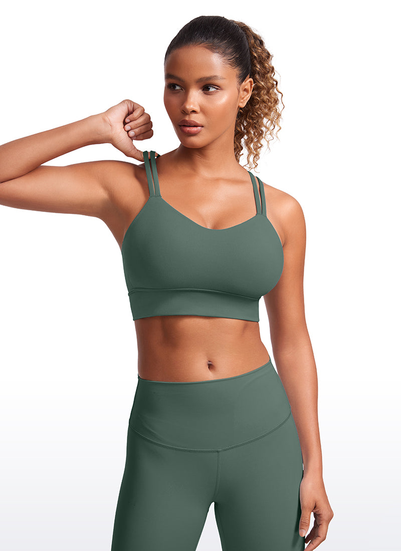 Butterluxe Molded cups Criss Cross Sports Bra