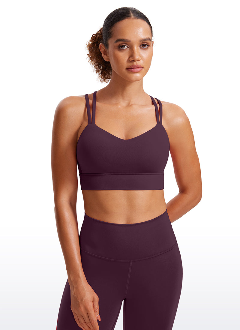 Butterluxe Molded cups Criss Cross Sports Bra