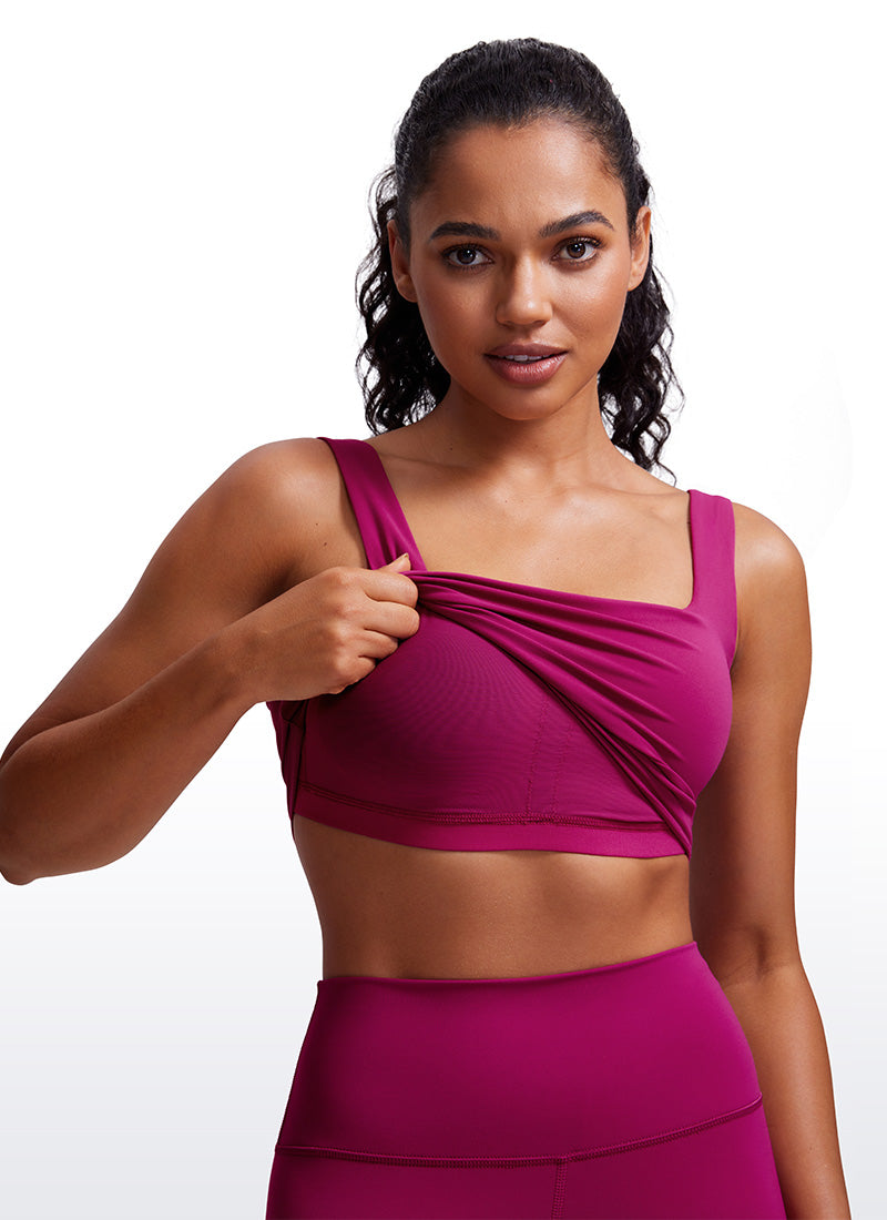 Butterluxe Square Neck Build-in Bra Tanks