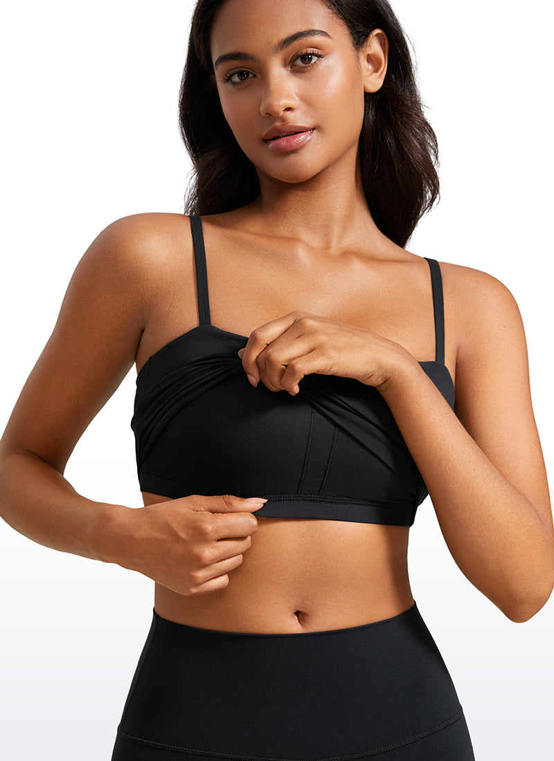 Débardeur Butterluxe à bretelles spaghetti réglables avec soutien-gorge intégré