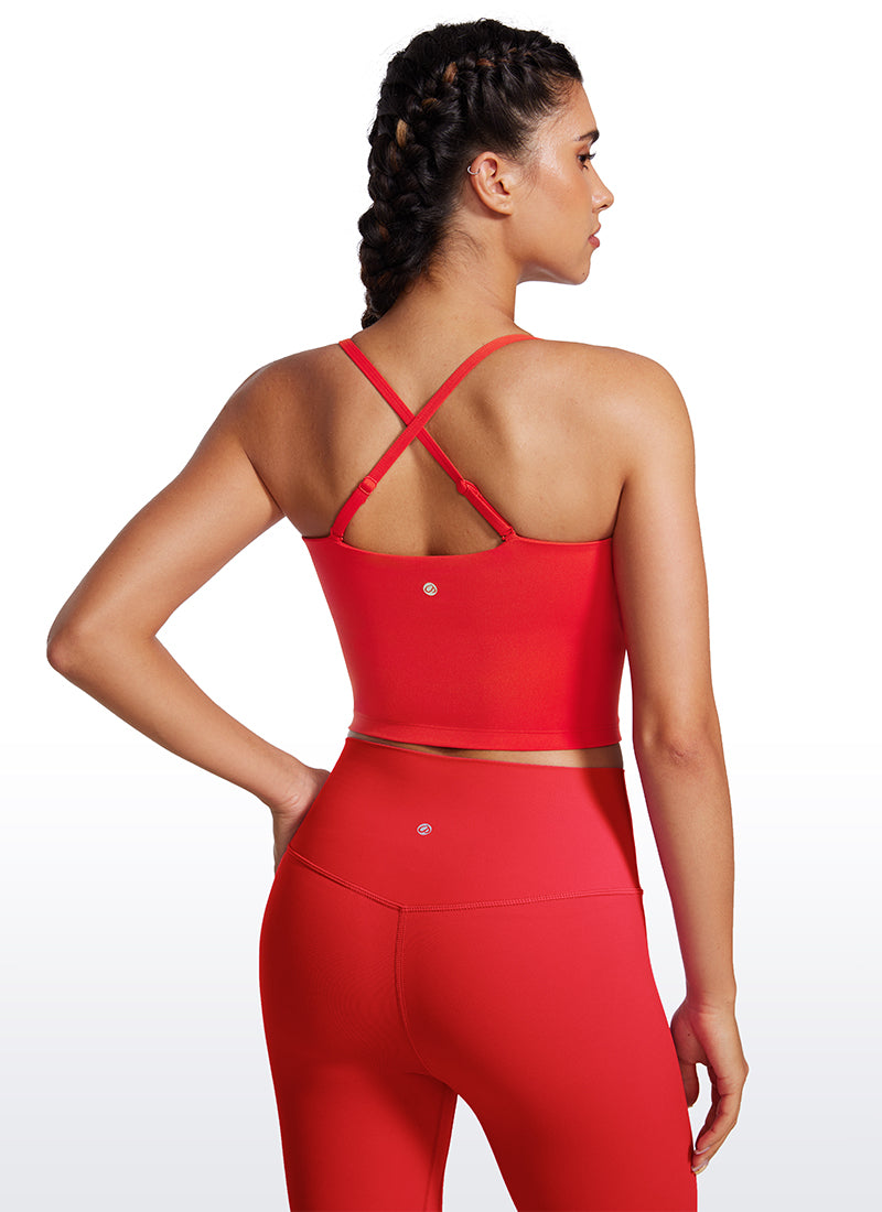 Débardeur Butterluxe à bretelles spaghetti réglables avec soutien-gorge intégré