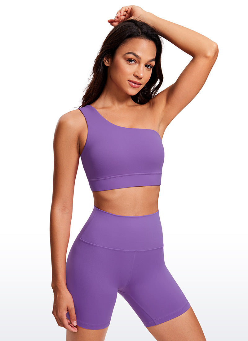 Butterluxe One Shoulder Sports Bra