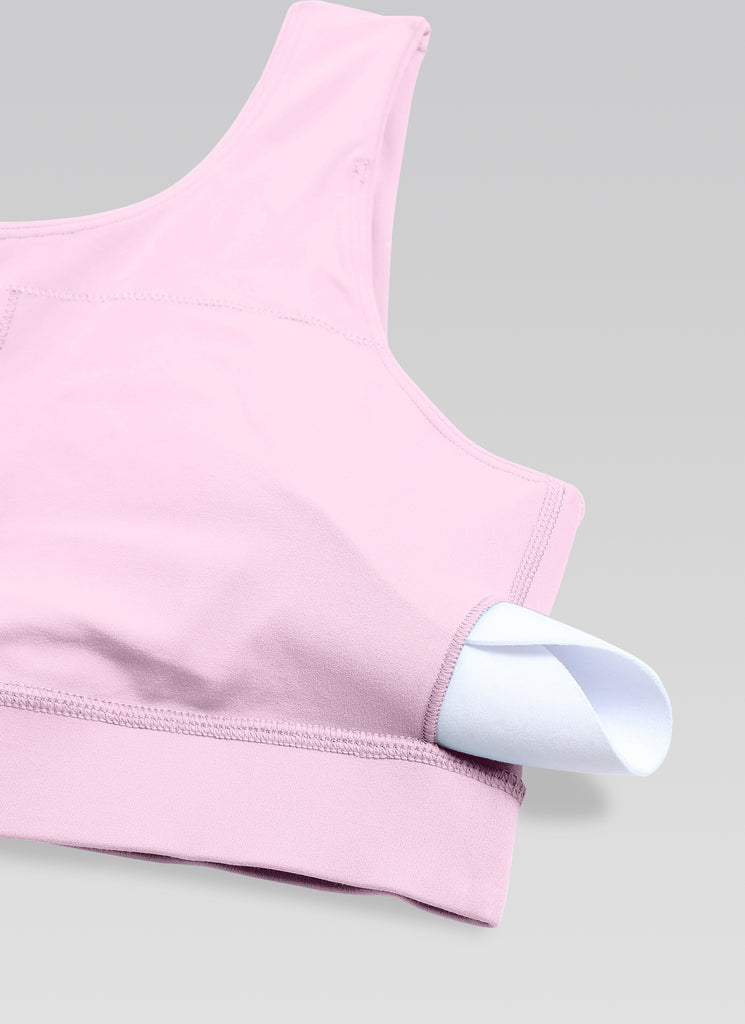 CRZ YOGA Butterluxe Womens One Shoulder Sports Bra Asymmetrical Padded Gull Gray