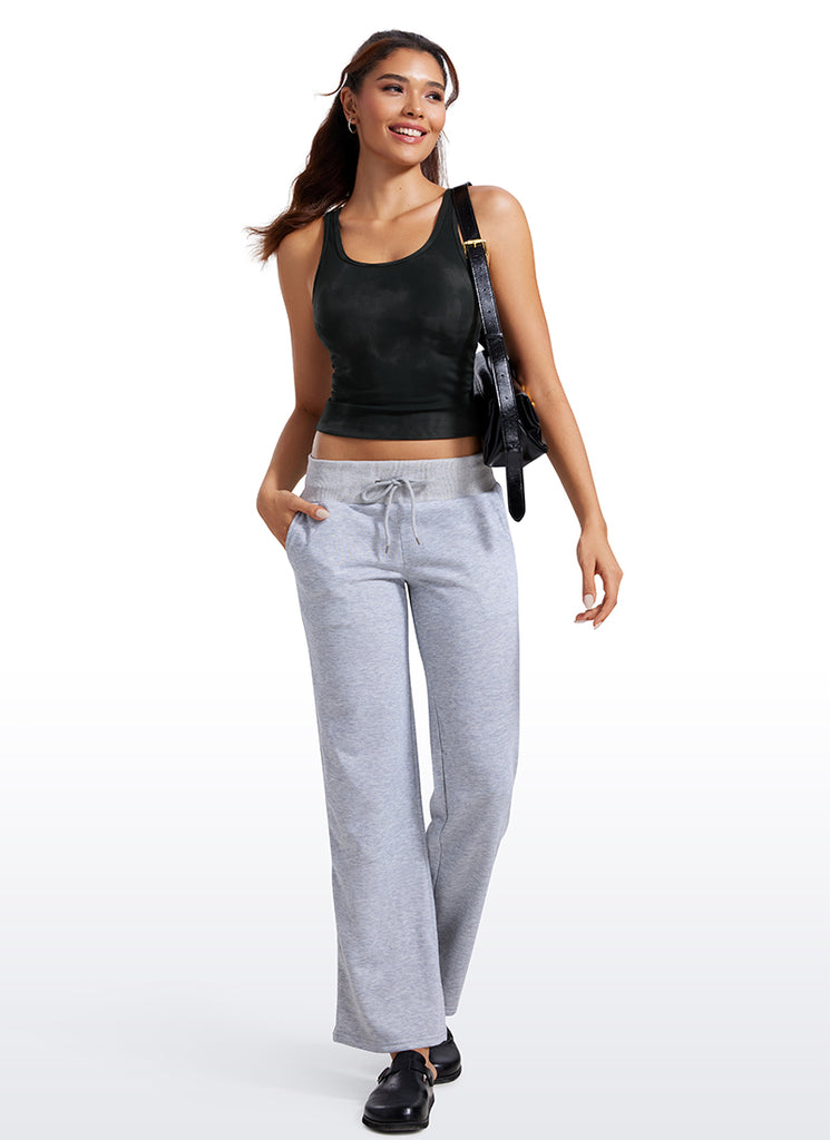 CRZ YOGA Women's Yoga Butterluxe Tight Fit Tank Tops Racerback Black Tie Dye Flowers