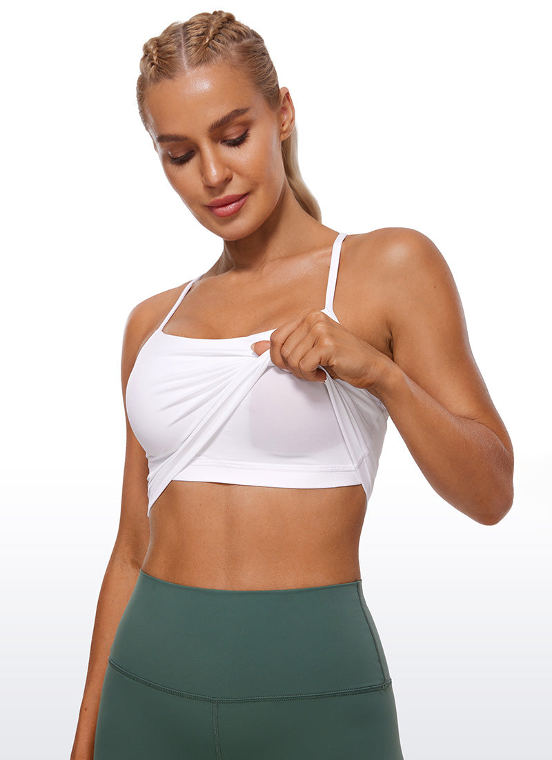 Butterluxe Y Back Built-in Bra Tanks