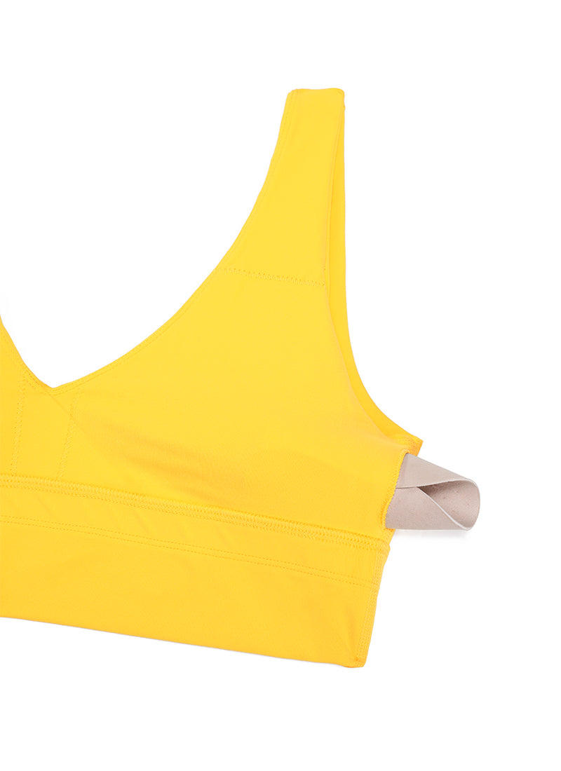 Soutien-gorge de sport long à col en V profond Butterluxe