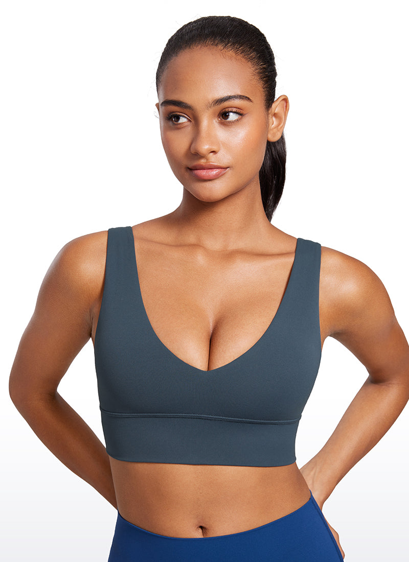 Soutien-gorge de sport long à col en V profond Butterluxe