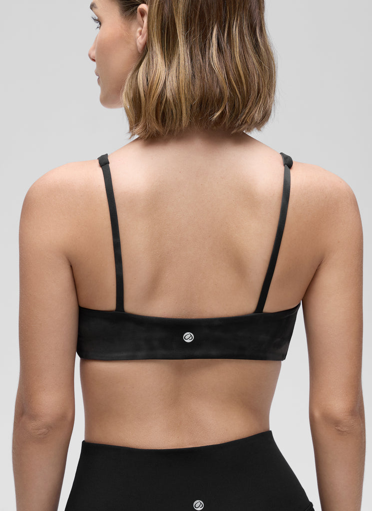 CRZ YOGA Women Butterluxe Square Neck Cami Padded Mini Bra Strawberry Pink