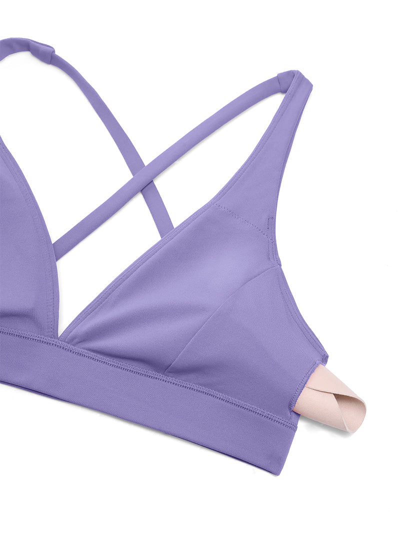 Butterluxe – Criss-Cross-BH mit tiefem V-Ausschnitt und dünnen Trägern