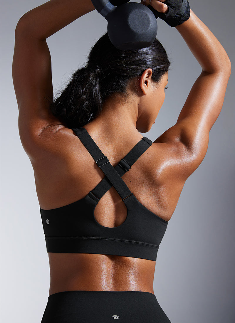 Butterbreeze V Neck Sports Bras Adjustable Straps