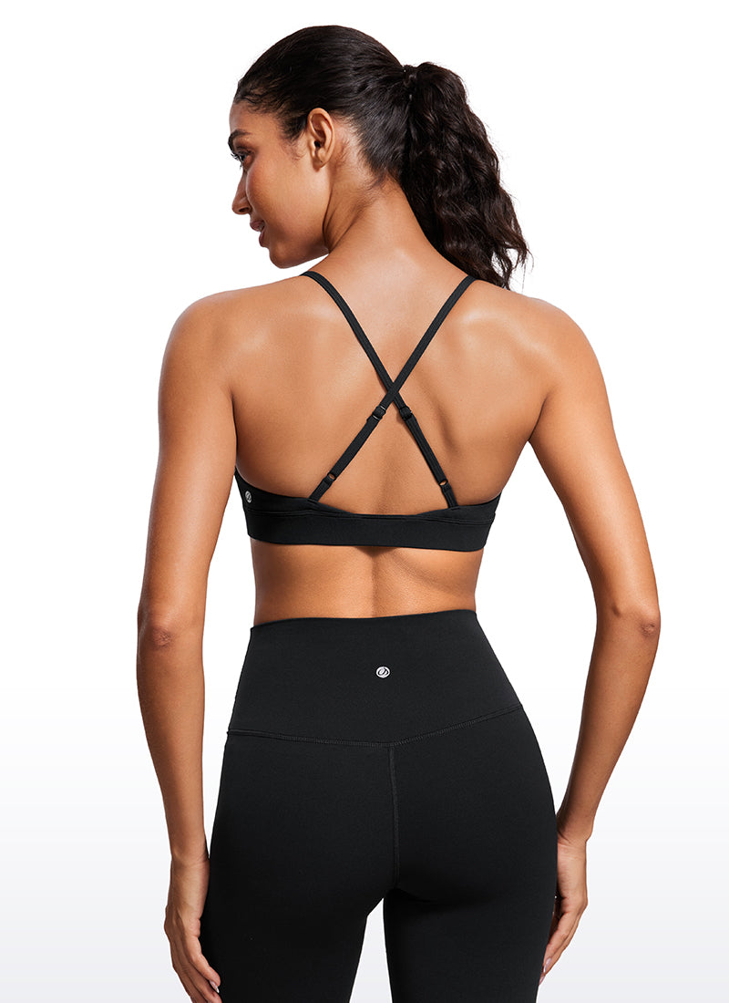 Nakedfeel Double Lined Triangle Strappy Sports Bra