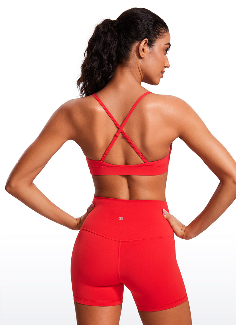 Nakedfeel Double Lined Triangle Strappy Sports Bra