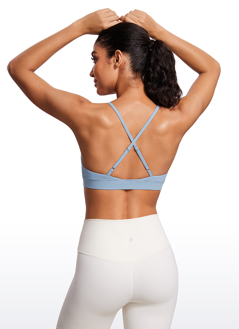 Nakedfeel Double Lined Triangle Strappy Sports Bra