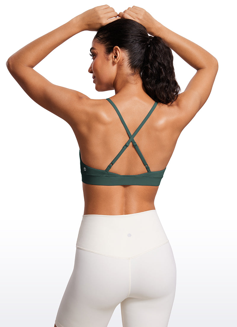 Nakedfeel Double Lined Triangle Strappy Sports Bra