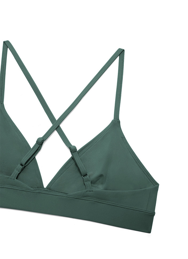 Nakedfeel Double Lined Triangle Strappy Sports Bra