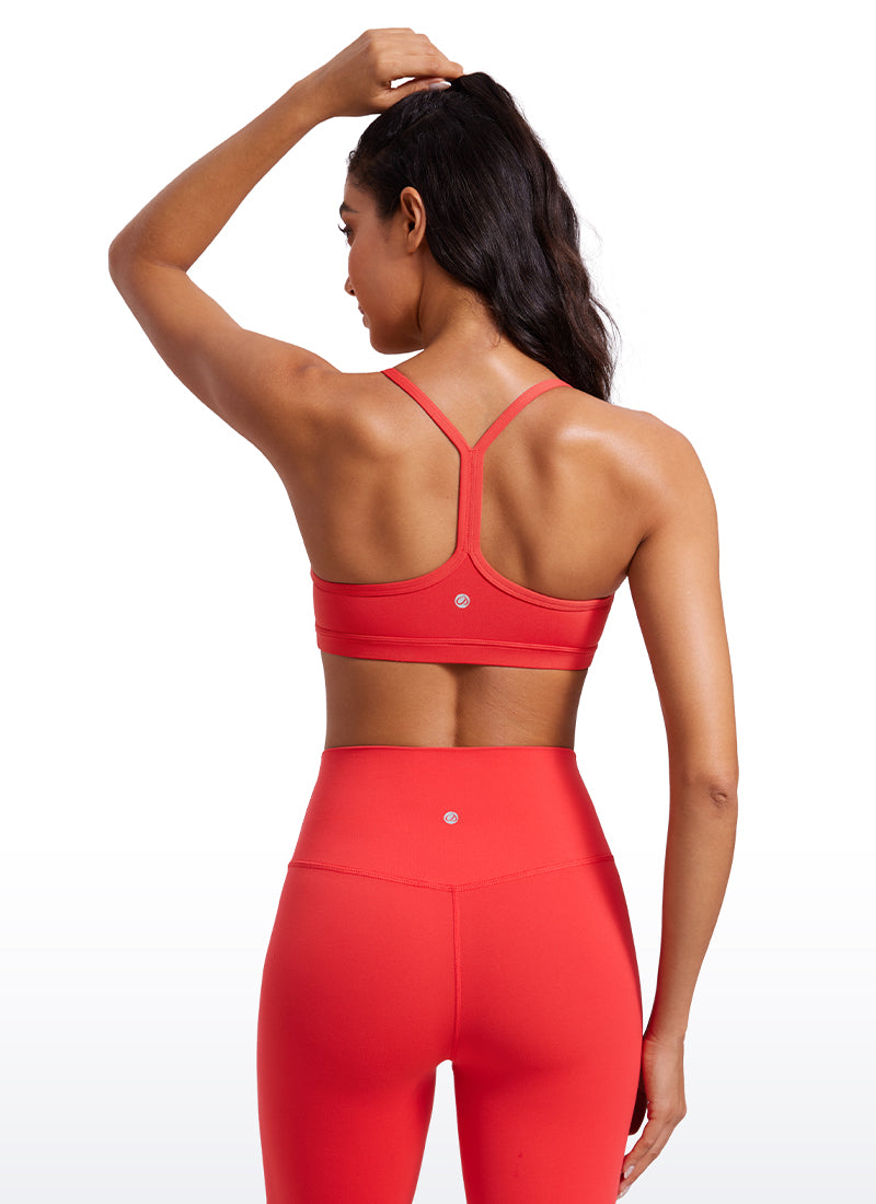 Butterluxe Ruched V Neck Sports Bra