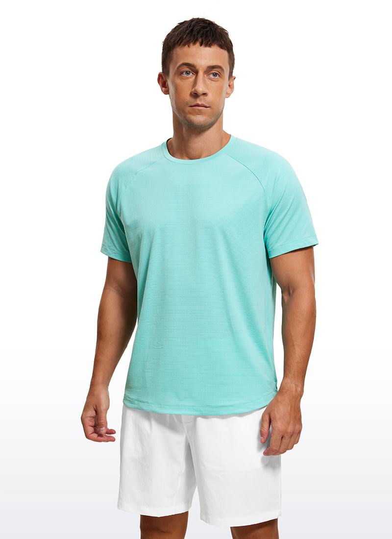 Lightweight Quick Dry Short Sleeves Crew Neck