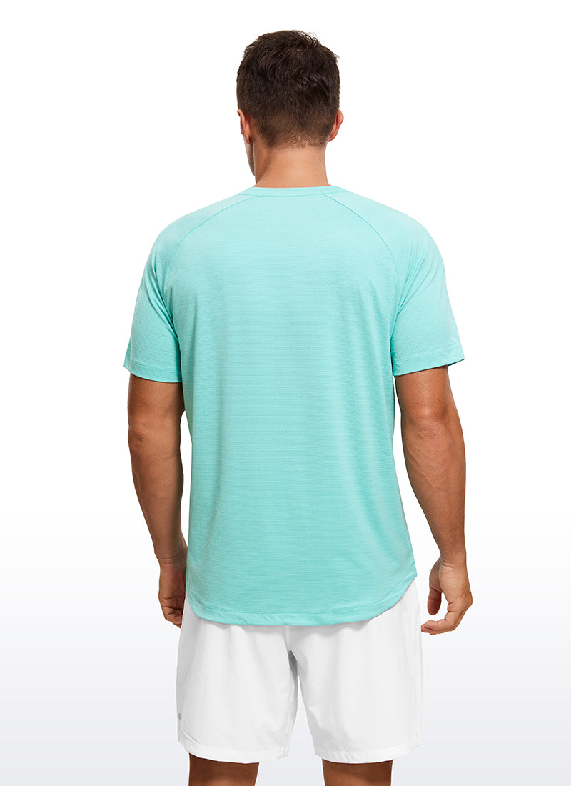 Lightweight Quick Dry Short Sleeves Crew Neck