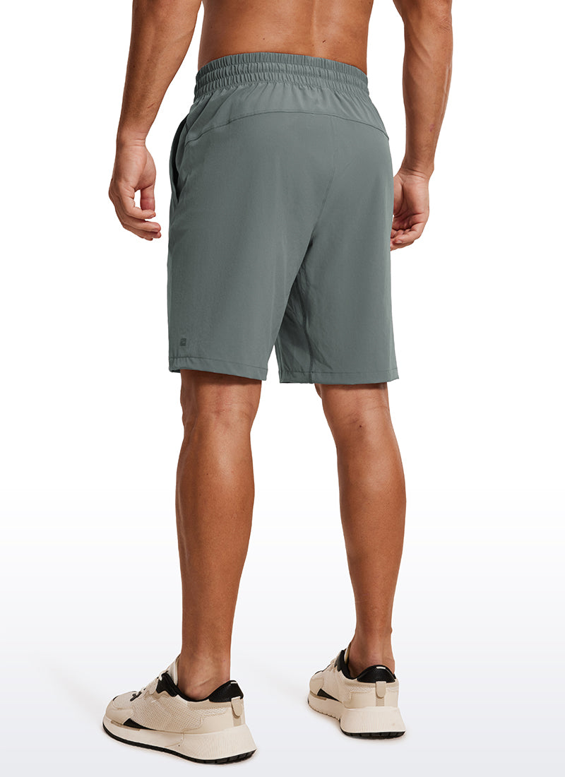 Shorts athlétiques rapides pour hommes avec poches 9 ''