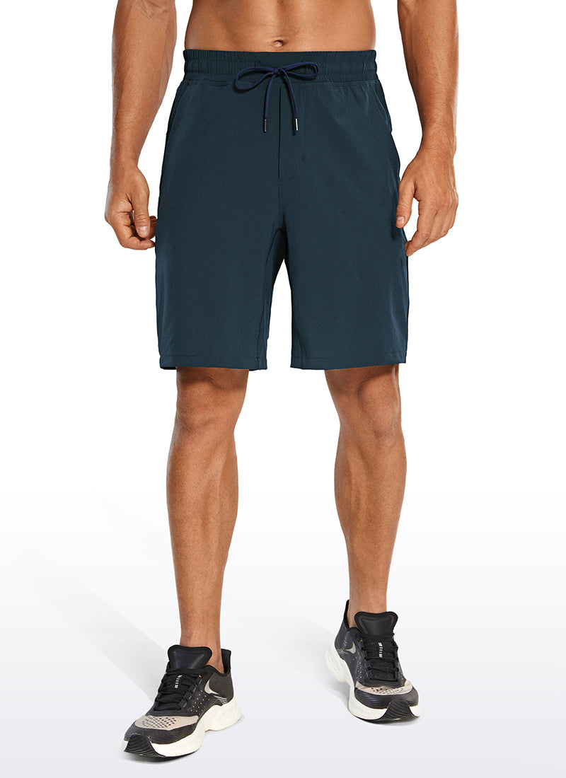 Shorts athlétiques rapides pour hommes avec poches 9 ''