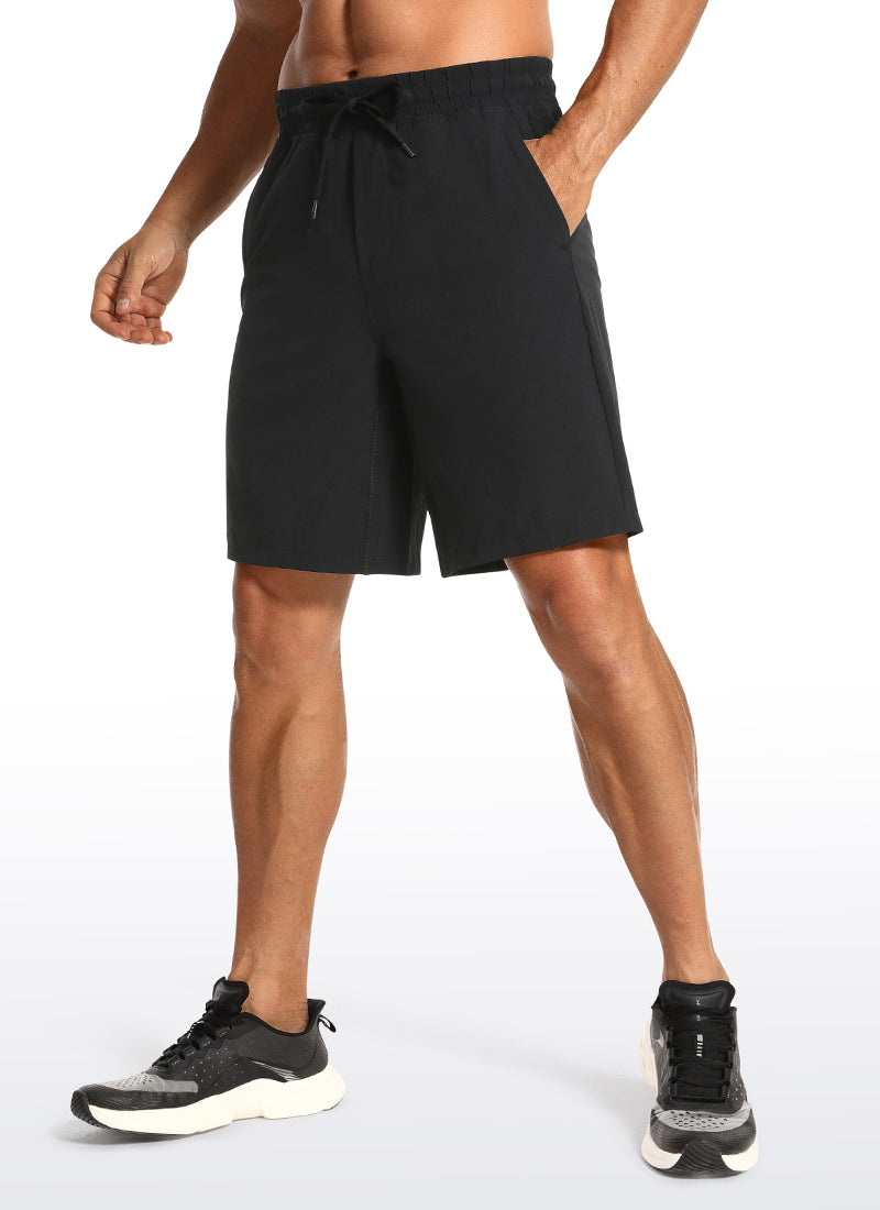 Мужские быстрые сухие спортивные шорты с карманами 9 ''