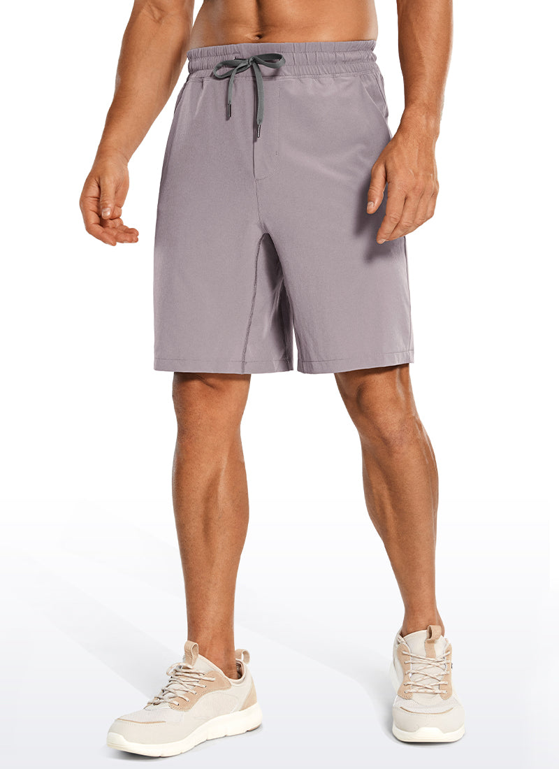 Pantalones cortos atléticos secos de hombre con bolsillos 9 ''