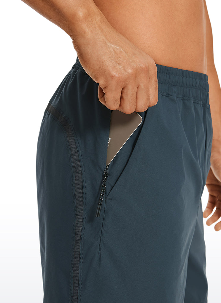 CRZ YOGA Men's Running Ultra-Light Linerless Shorts 7'' Stelindigo