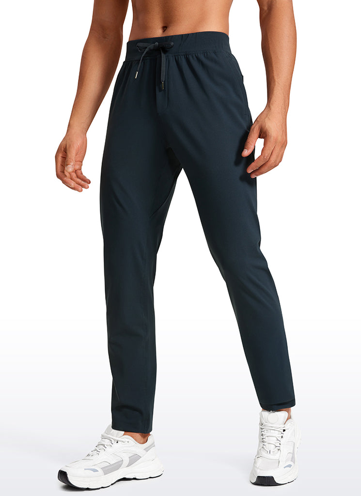 CRZ YOGA Men's Train Relaxed Fit On the Travel Pants 30'' True Navy