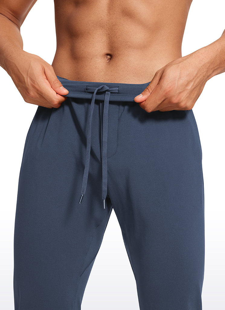 CRZ YOGA Men's Train Relaxed Fit On the Travel Pants 30'' Electric Blue