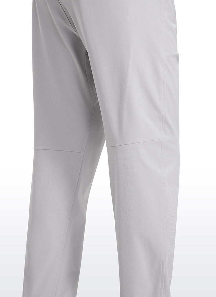 CRZ YOGA Men All Day Comfy Quick Dry with Pockets Golf Pants 31'' Platinum Grey