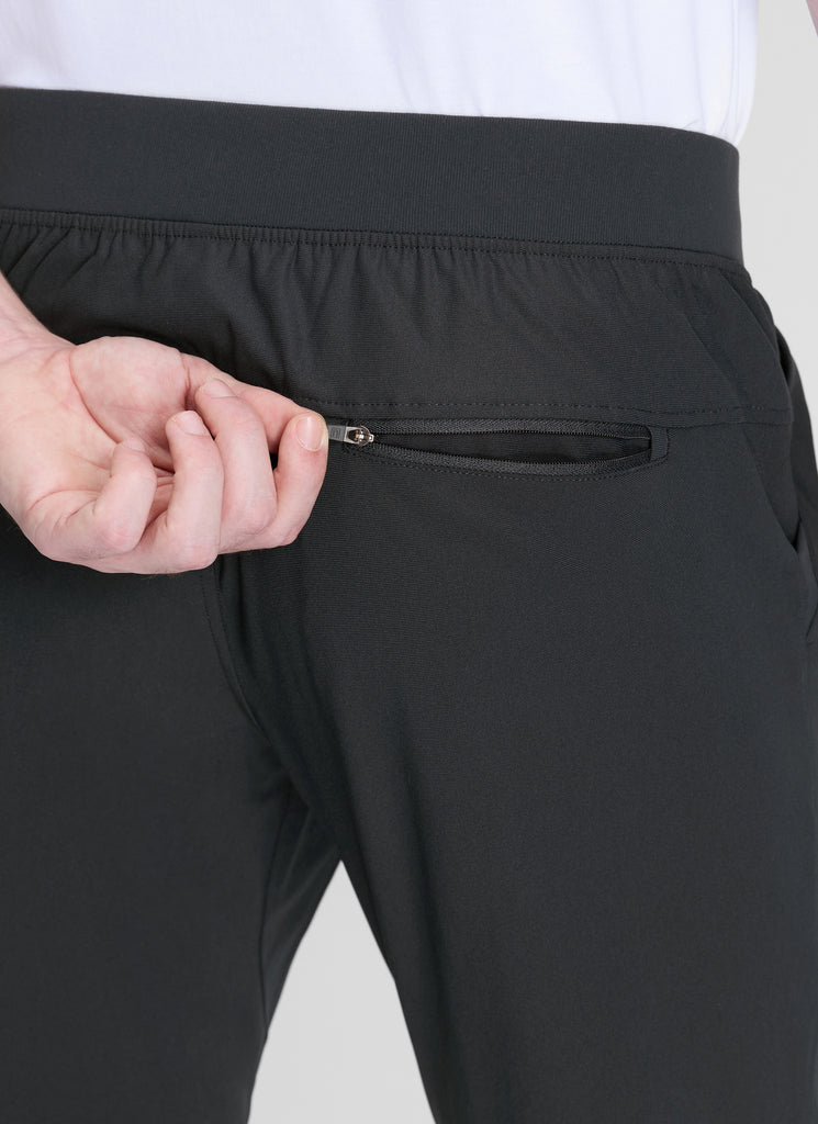 CRZ YOGA Man's  All-Day Comfy Golf Pocket Slim Fit Pant 28" Ink Gray