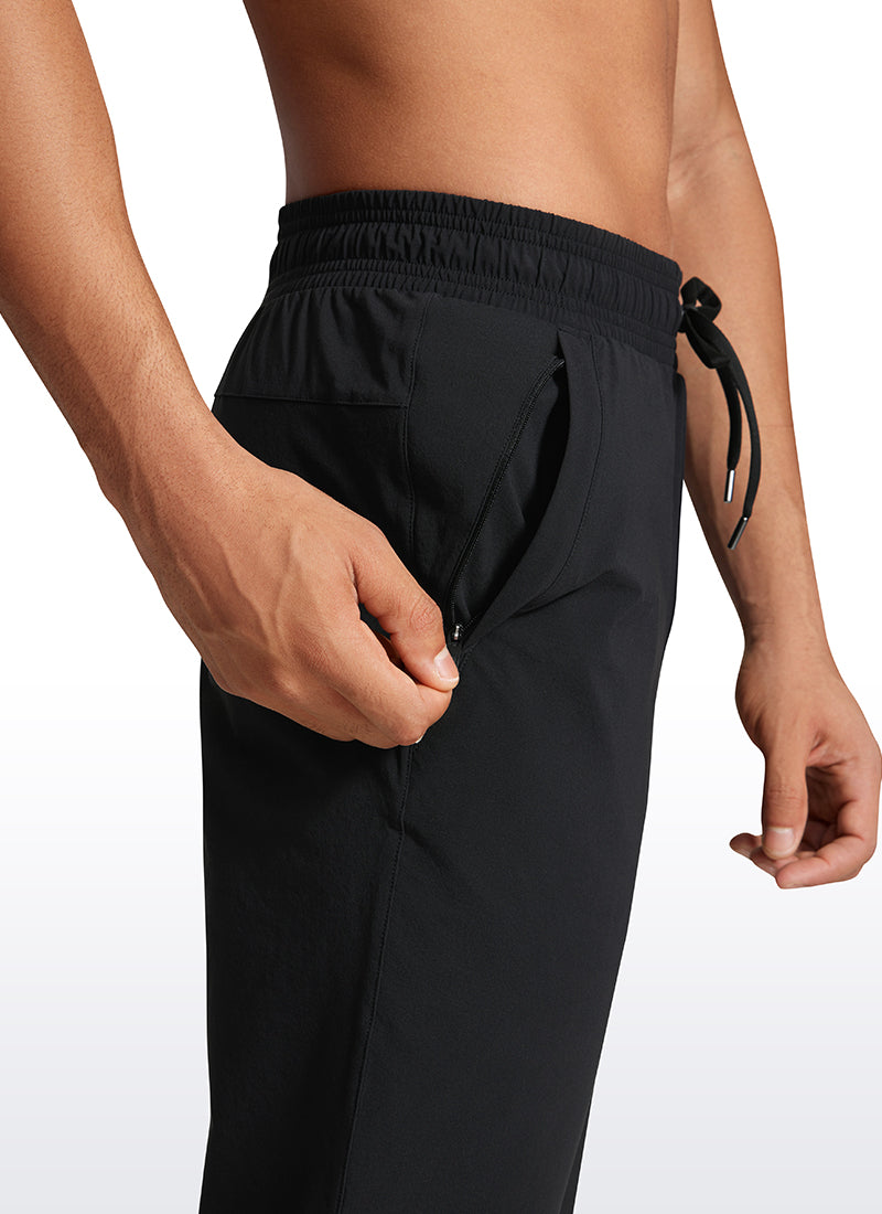 Pantalon de jogging léger avec poches zippées 29'' 